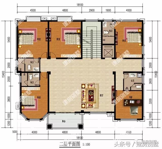 兩棟5層農(nóng)村別墅，超豪華，第一棟你們村首富都不一定建得起。