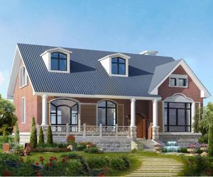 一層帶閣樓層農村自建房，1廳7臥，造價17萬，實用美觀。