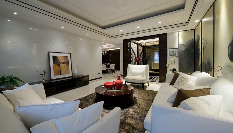 全包12萬裝修127平米的房子，新中式風(fēng)格，效果終于出來了！