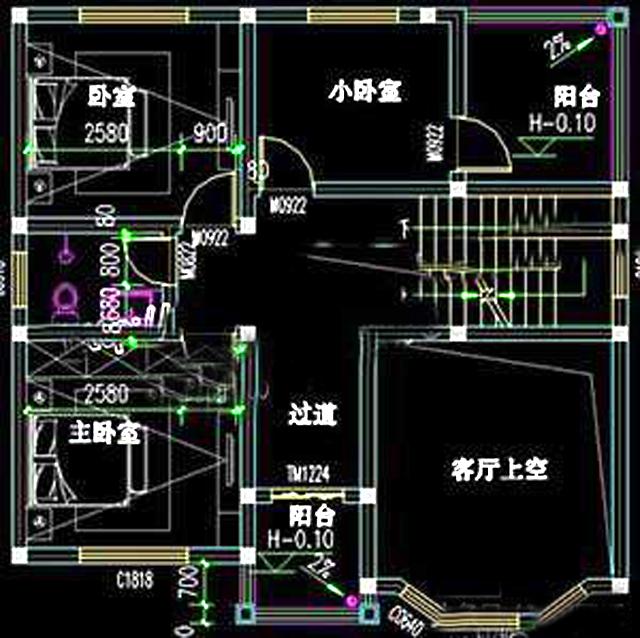 100平方米簡歐式二層農村自建房，10*10米，簡單實用。