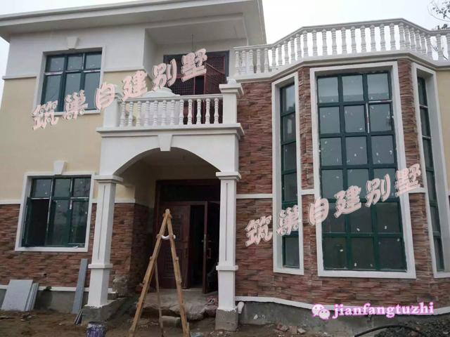 100平方米簡歐式二層農村自建房，10*10米，簡單實用。