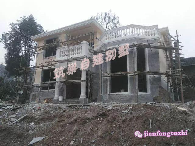 100平方米簡歐式二層農村自建房，10*10米，簡單實用。