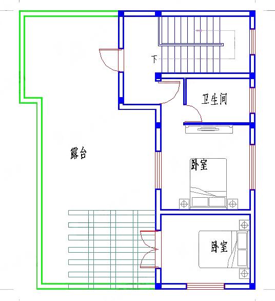 100平方米三層農(nóng)村自建房，2廳7臥經(jīng)濟(jì)實(shí)用，造價(jià)25萬