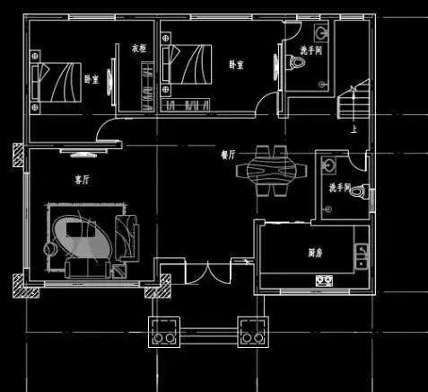 復式三層農村自建房，14*12米，3廳8臥，造價40萬，時尚大氣。