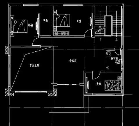 復式三層農村自建房，14*12米，3廳8臥，造價40萬，時尚大氣。