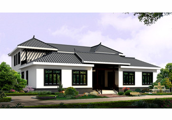 二層小型簡單四合院設計圖,戶型方正,左右對稱,傳統文化的傳承