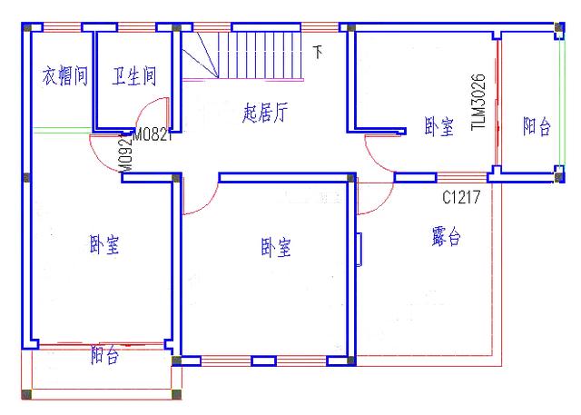 四層帶商鋪多功能別墅設(shè)計(jì)圖，占地100平方米，豪華大氣，造價(jià)40萬(wàn)。