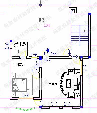 13×14米二層農村自建房，1廳5臥，挑空客廳+套房+車庫，美觀大氣。