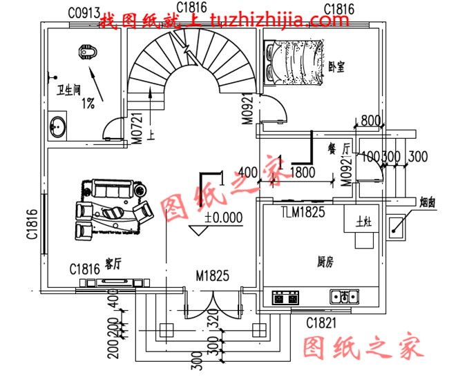 6款25萬(wàn)左右農(nóng)村三層別墅圖，保證讓你眼前一亮