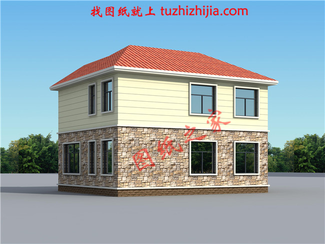 120平米左右農(nóng)村房屋設(shè)計(jì)圖,占地面積適宜,外觀舒適大氣