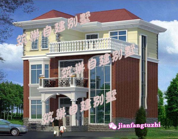 8臥簡約三層農村自建房，11x10米，占地110平方米