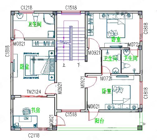 1廳5臥三層農村自建房，造價25萬，臥室均帶獨立衛生間，簡單實用！