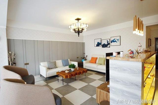 三室兩廳設計費就花了3W，142㎡奇葩戶型裝修，看完效果這錢花的值！