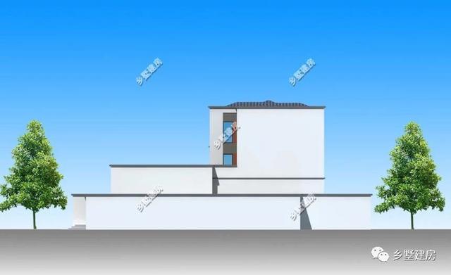 新中式農村四合院別墅圖，帶小院和露臺，讓你的房子脫穎而出