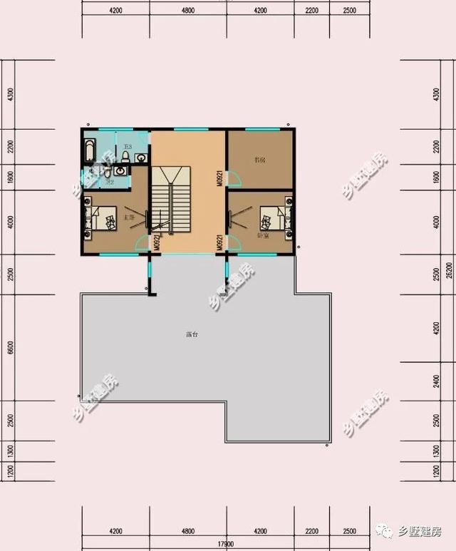 新中式農村四合院別墅圖，帶小院和露臺，讓你的房子脫穎而出