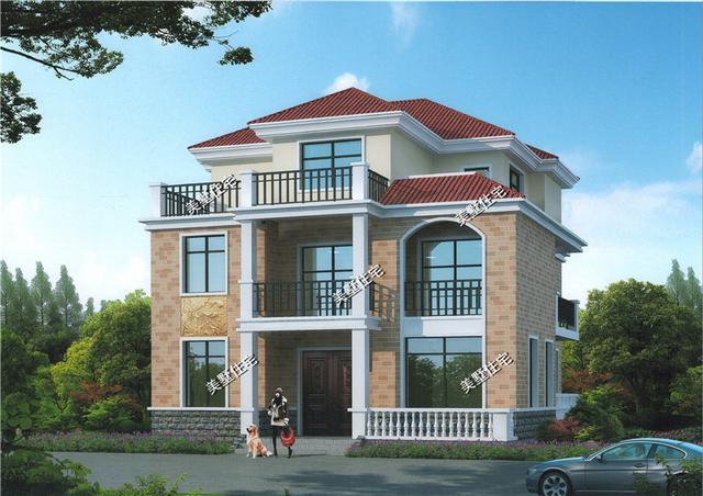 3款風格各異的自建別墅圖，每一棟都是值得建的好房子，你喜歡哪個呢