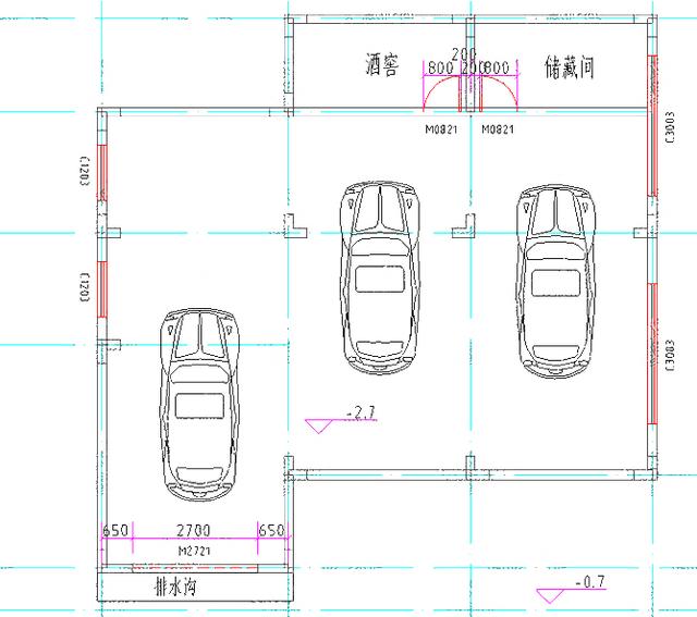 40萬16×12米二層私家別墅設計圖，2廳5臥+地下室車庫+酒窖+休閑廳+套房
