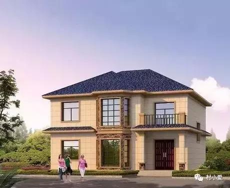 挑空+大落地窗別墅設計圖，12.6X11.6米，外觀造型時尚美觀，讓人居住更舒心