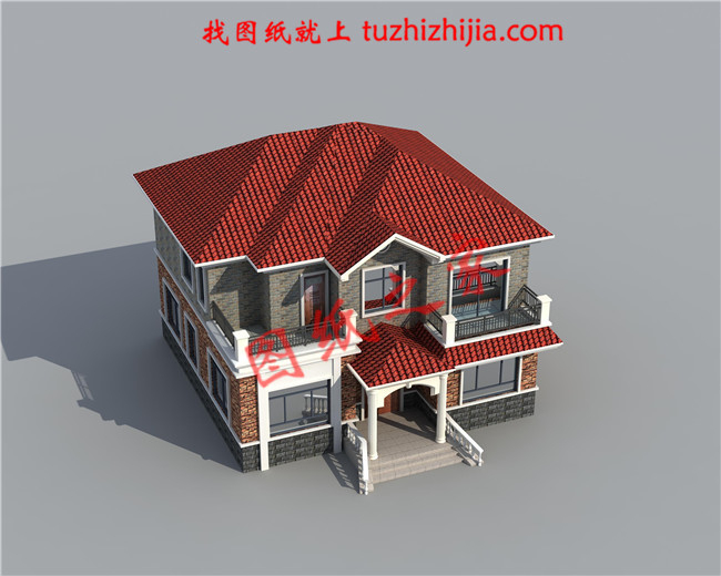 農(nóng)村18萬元二層小樓圖紙，漂亮實用的農(nóng)村二層樓房設(shè)計圖