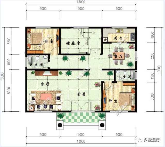 舒適的三層農(nóng)村別墅設(shè)計圖，別墅剛建成，媳婦娶進門，這樣的人生你羨不羨慕？