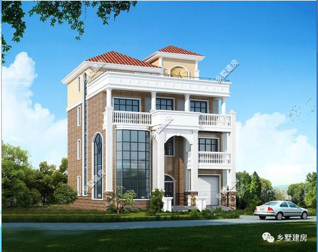 舒適的三層農(nóng)村別墅設(shè)計圖，別墅剛建成，媳婦娶進門，這樣的人生你羨不羨慕？