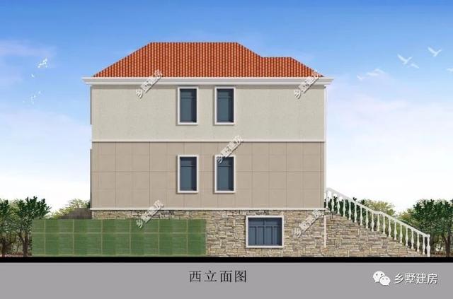 5室2廳4衛(wèi)帶車庫(kù)的三層歐式別墅設(shè)計(jì)圖，簡(jiǎn)約大氣，20多萬(wàn)能建這樣一套別墅也是很超值了！