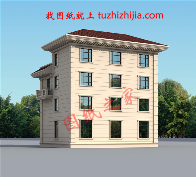 農(nóng)村三間四層樓房設(shè)計(jì)圖,農(nóng)村輕奢型四層別墅
