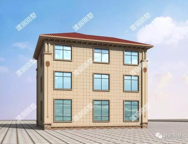 三層歐式別墅設(shè)計(jì)圖13.5×11.2米，要建就建棟豪華大氣的住宅