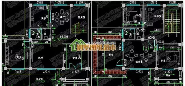 6套漂亮農村別墅戶型圖，進深都為10米，各有特點，一起來看看。