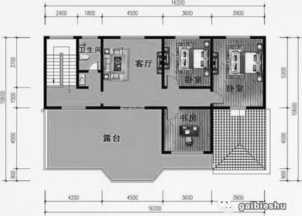 2款三層農村別墅戶型設計圖，帶車庫，造價50萬左右