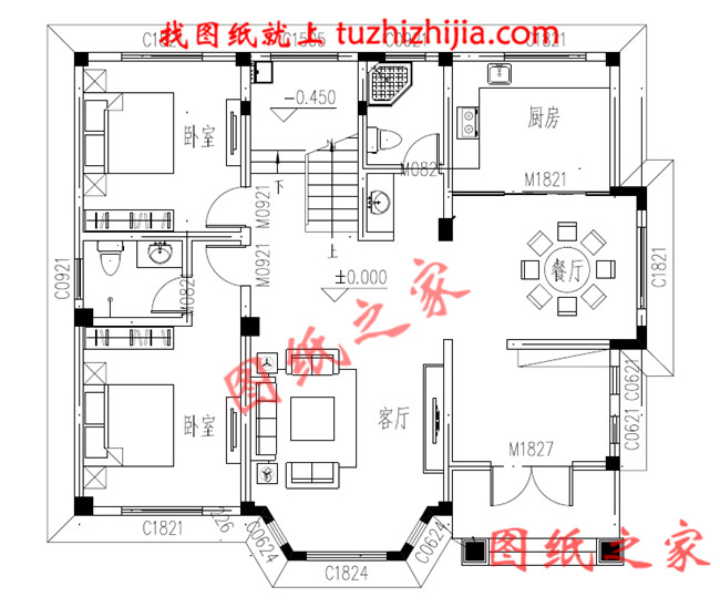 農村30萬別墅款式三層戶型，這幾款逼格高，實用強