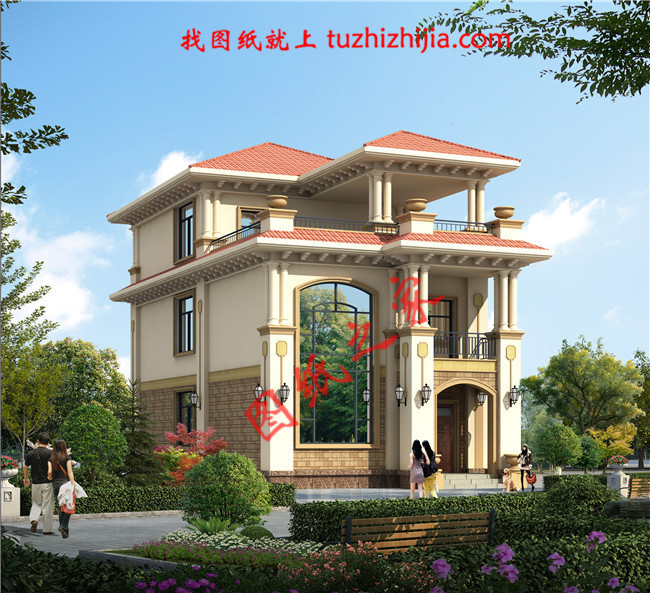 農村30萬別墅款式三層戶型，這幾款逼格高，實用強