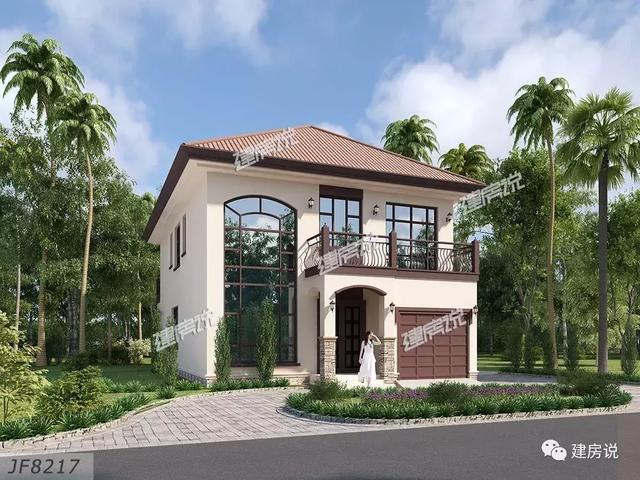 二層?xùn)|南亞風(fēng)情別墅設(shè)計圖，足不出戶，在家每天都像在度假