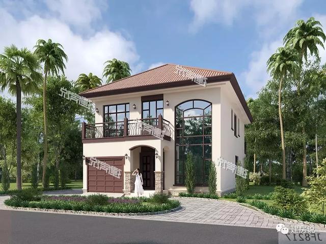 二層?xùn)|南亞風(fēng)情別墅設(shè)計圖，足不出戶，在家每天都像在度假