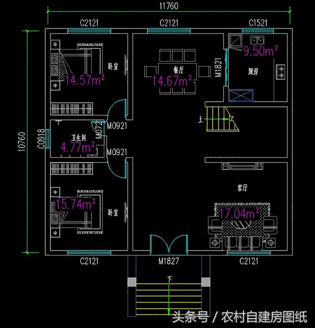 居住舒服的二層小樓別墅設計圖，經濟又實用，真心不錯