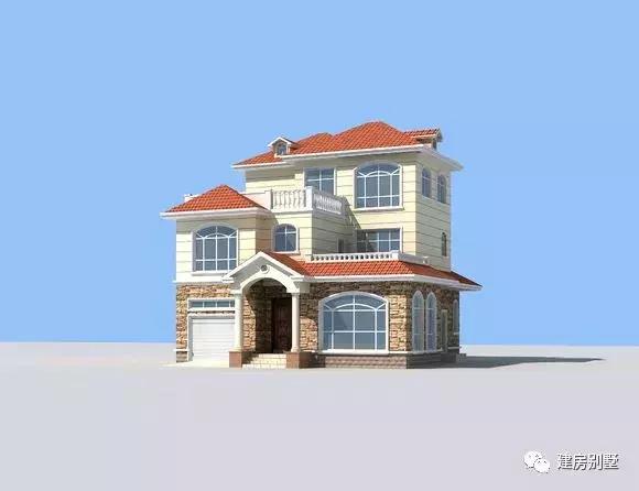 55萬(wàn)建成的三層別墅設(shè)計(jì)圖，神似城堡，別人看了都想仿建