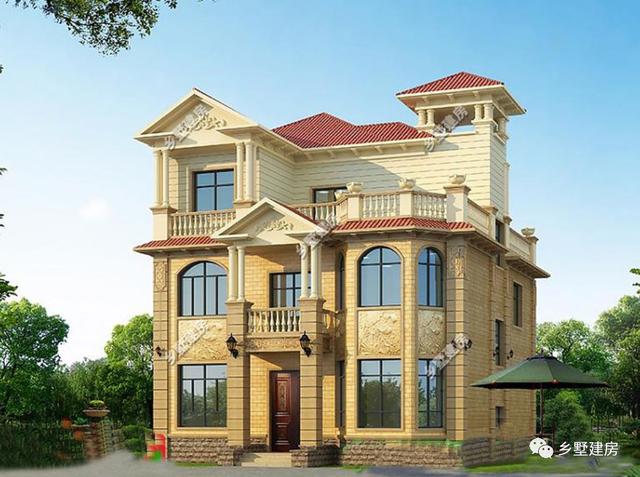 農村自建別墅，盡孝心不說，還掙了面子，誰看了都羨慕的三層別墅設計圖