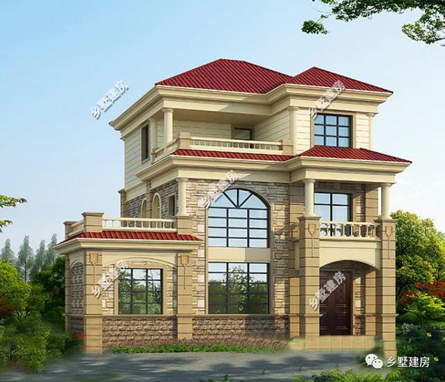 農村自建別墅，盡孝心不說，還掙了面子，誰看了都羨慕的三層別墅設計圖