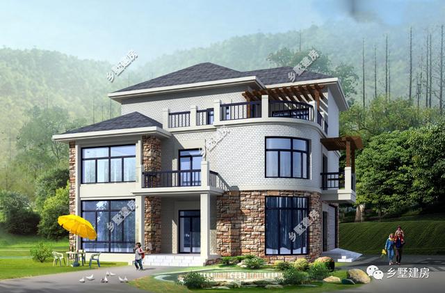 農村自建別墅，盡孝心不說，還掙了面子，誰看了都羨慕的三層別墅設計圖