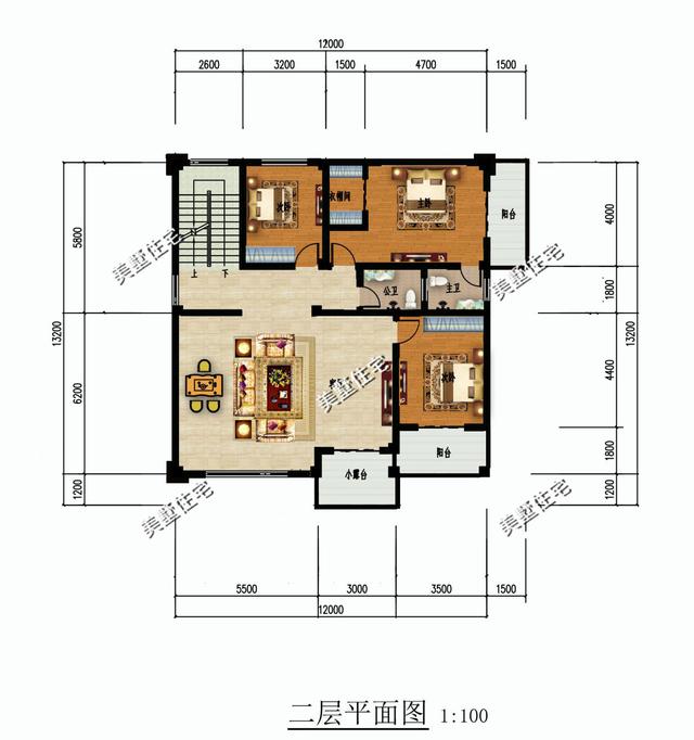 農村洋氣小別墅設計圖，7室2廳帶棋牌室，最獨特的鄉村別墅設計
