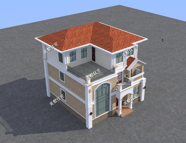 農村洋氣小別墅設計圖，7室2廳帶棋牌室，最獨特的鄉村別墅設計