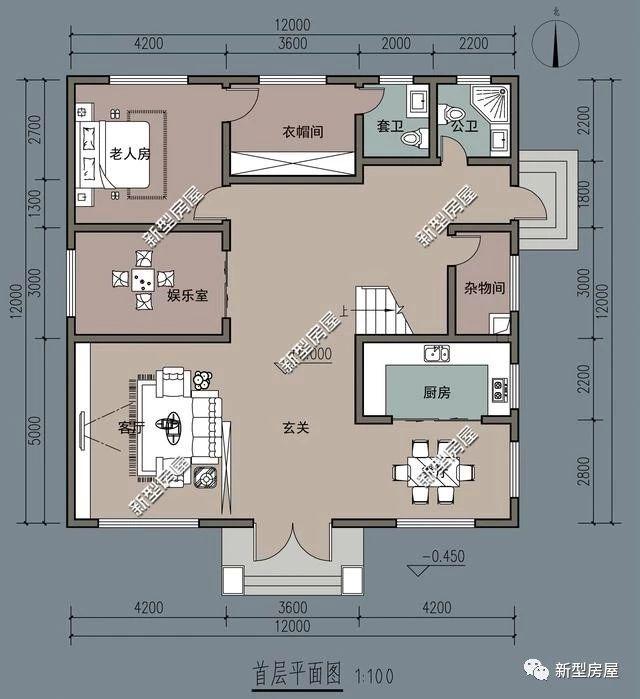 推薦4套熱門的農村別墅設計圖，第3套外觀最漂亮，第2套建的最多