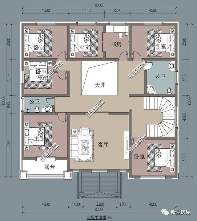 推薦4套熱門的農村別墅設計圖，第3套外觀最漂亮，第2套建的最多