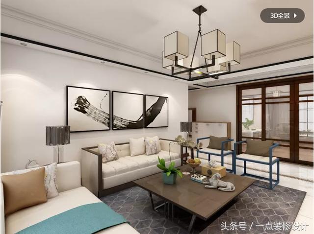 162平的自建房裝成了新中式風格，鄰居都看了都想這樣裝修呢！