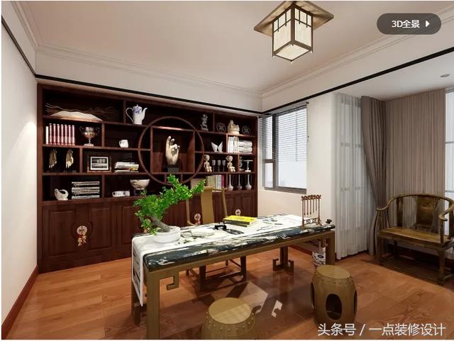 162平的自建房裝成了新中式風格，鄰居都看了都想這樣裝修呢！