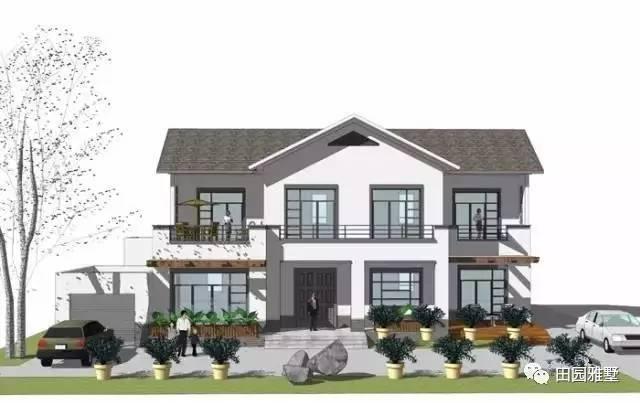 二層農(nóng)村自建房設(shè)計(jì)圖 被重新定義的新中式自建房