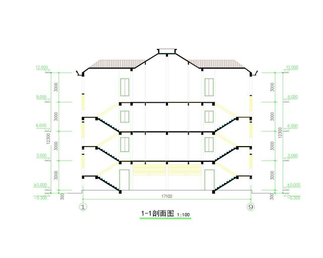 17X10米農村自建房設計圖，非常霸氣的四層鄉村別墅，現代與傳統的完美結合