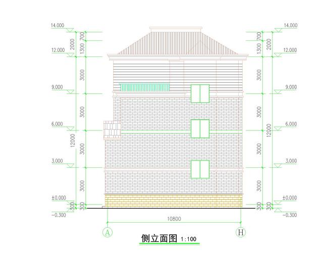 17X10米農村自建房設計圖，非常霸氣的四層鄉村別墅，現代與傳統的完美結合