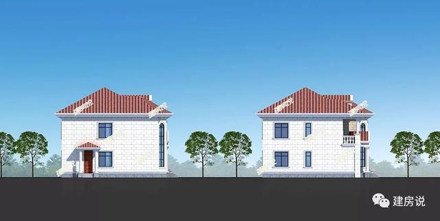 三款二層別墅圖，在老家蓋一棟漂亮的小別墅，讓家里人揚(yáng)眉吐氣，臉上有光