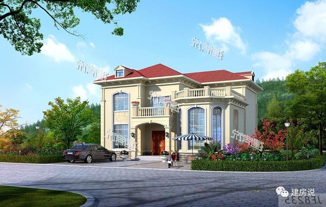 三款二層別墅圖，在老家蓋一棟漂亮的小別墅，讓家里人揚(yáng)眉吐氣，臉上有光